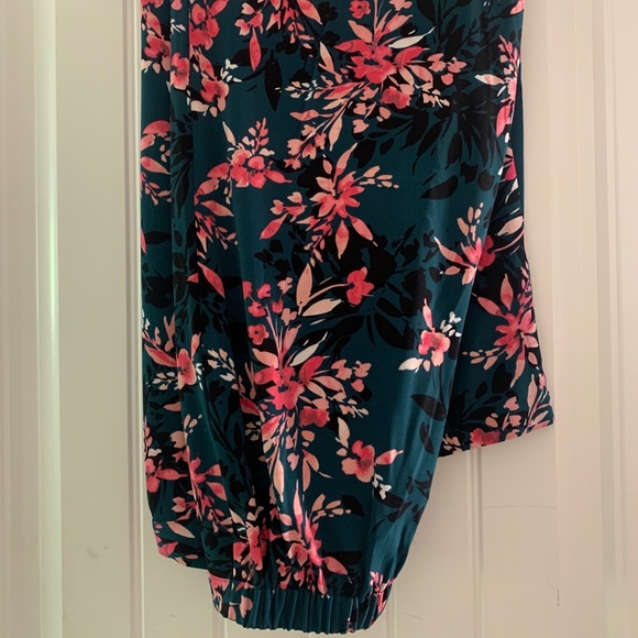 Bar III Floral Print Tie-Waist Pants - Picture 2 of 6